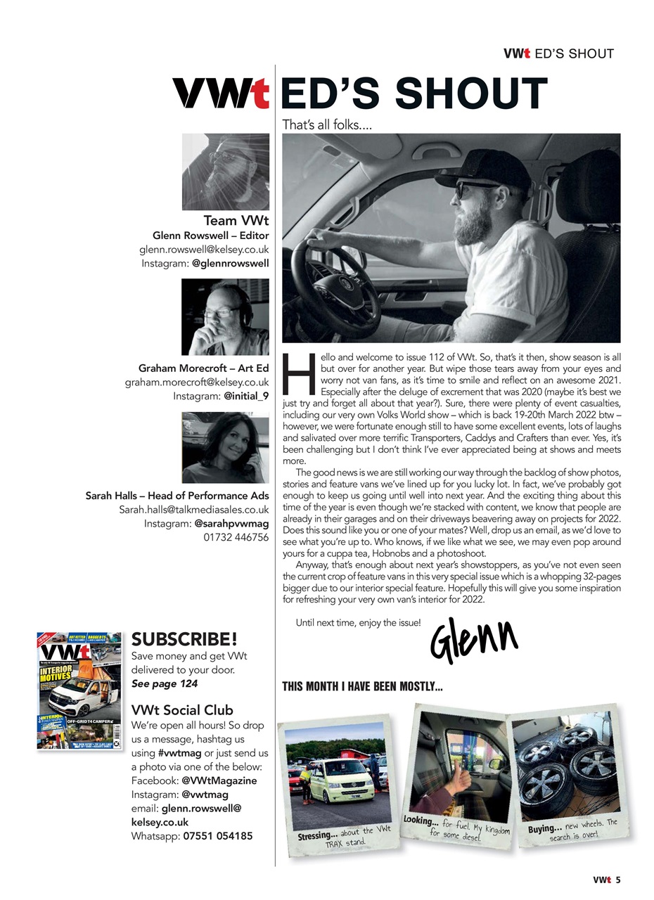 VWt Magazine Preview Pages