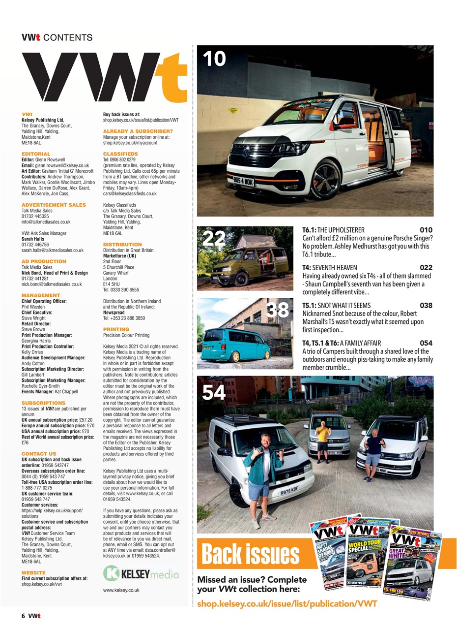 VWt Magazine Preview Pages