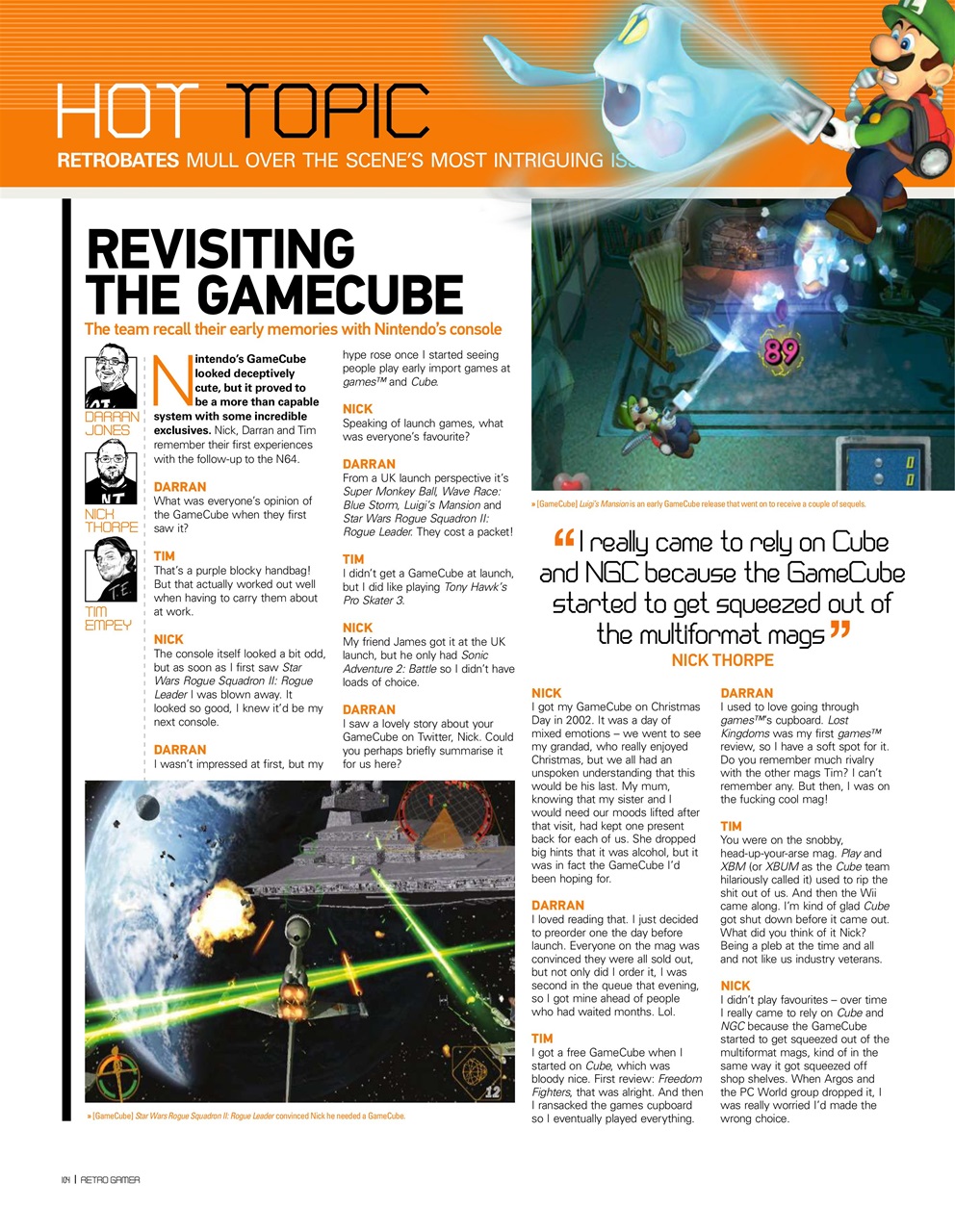 Retro Gamer Preview Pages