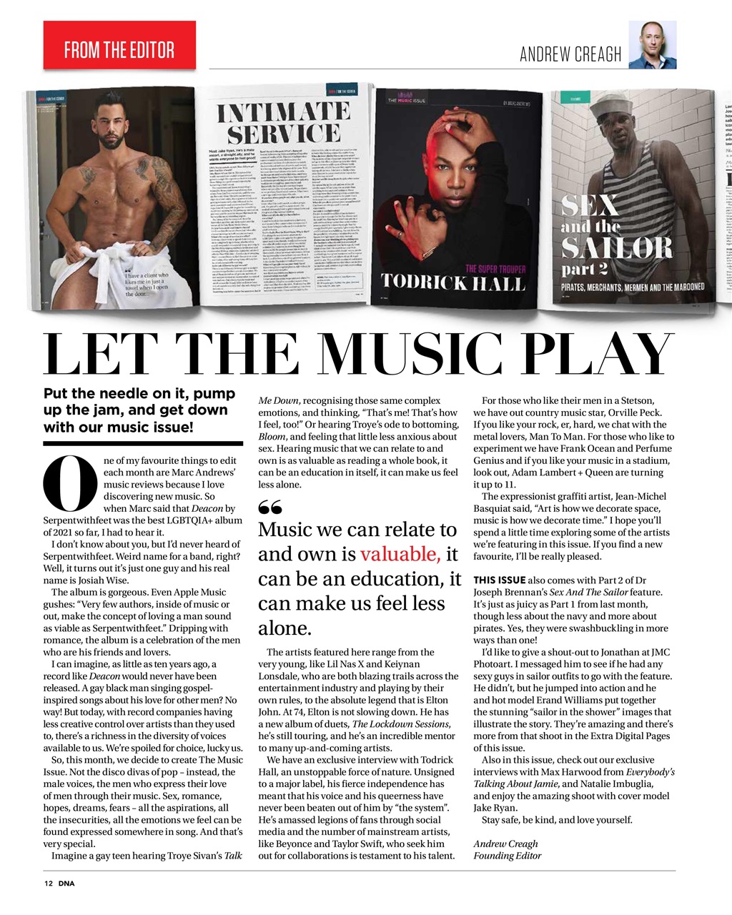 DNA Magazine Preview Pages