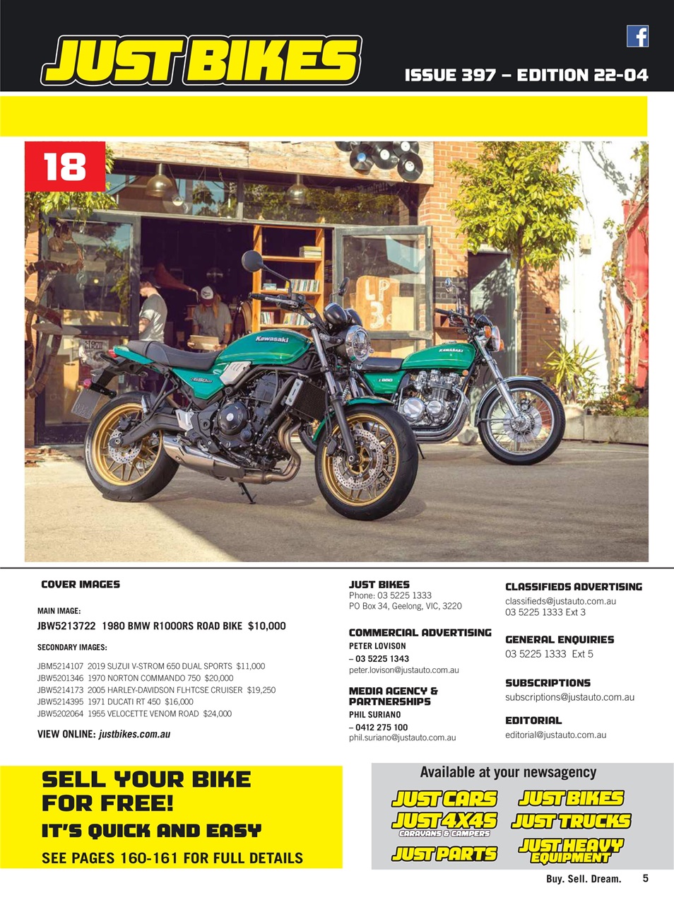 JUST BIKES Preview Pages