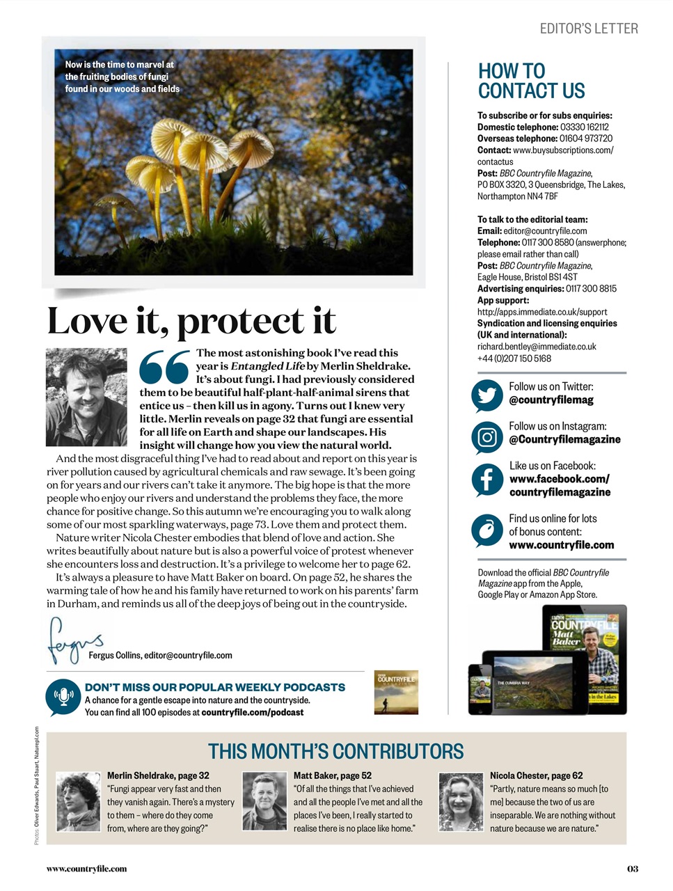 BBC Countryfile Magazine Preview Pages