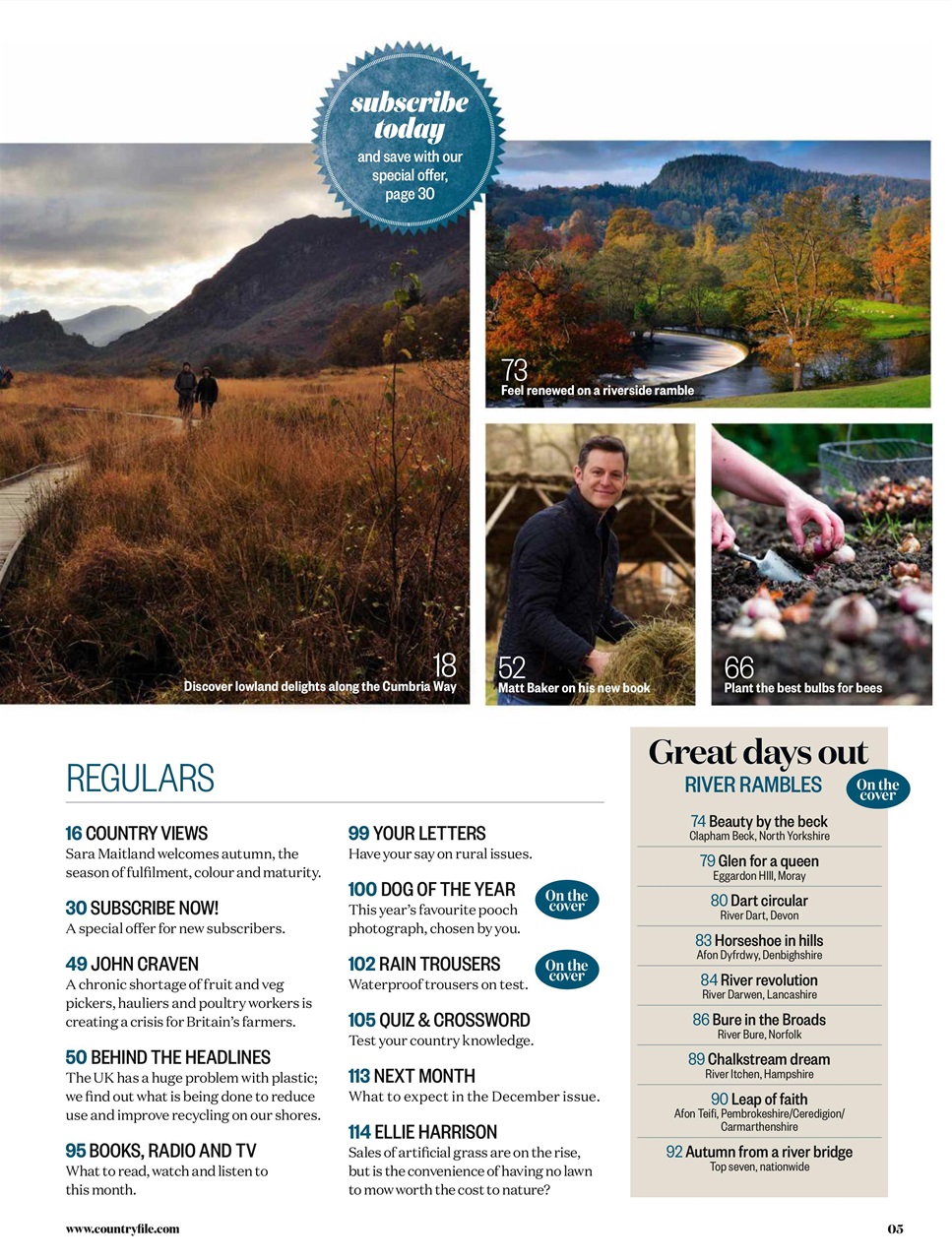 BBC Countryfile Magazine Preview Pages
