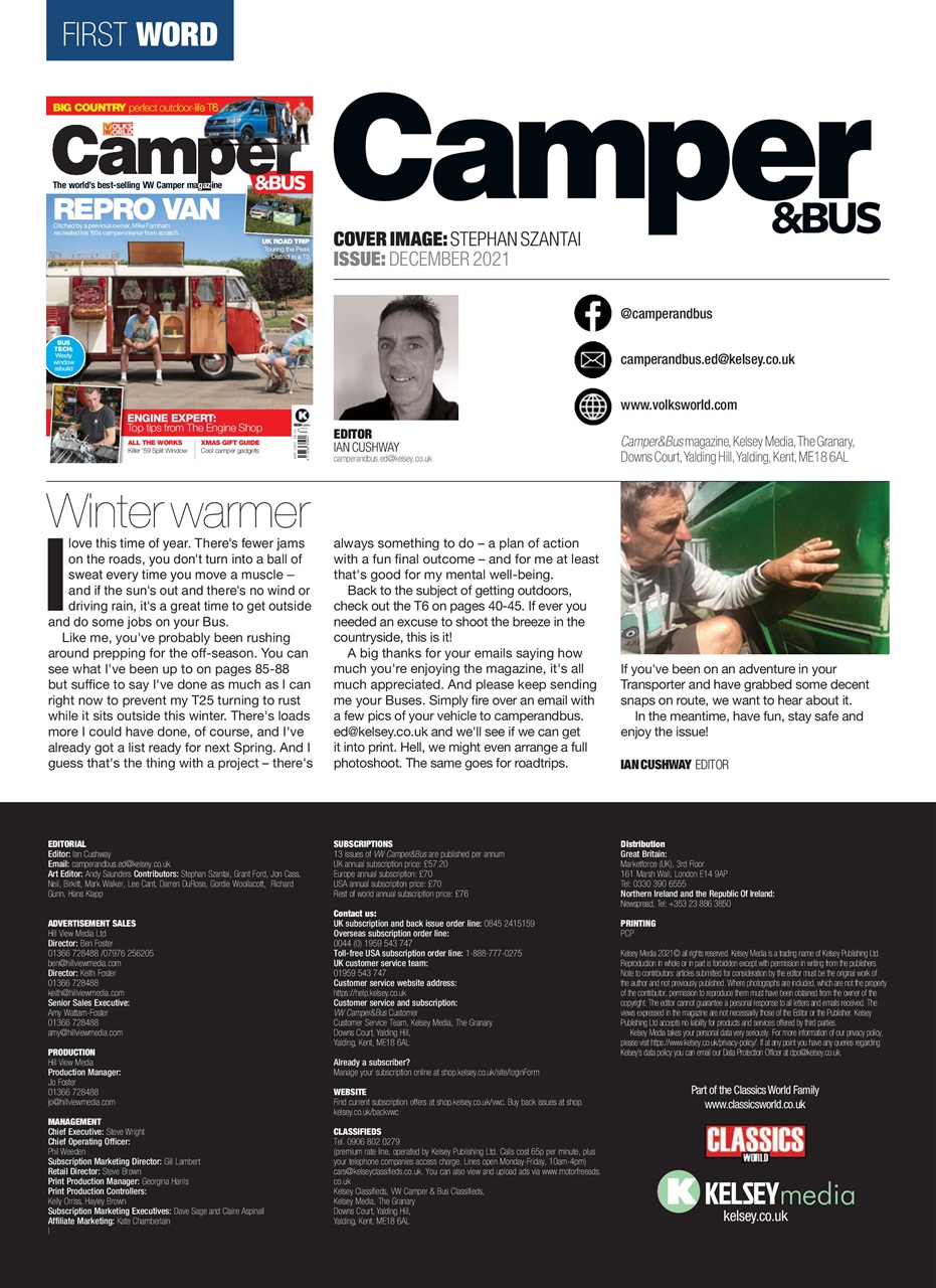 VW Camper Preview Pages