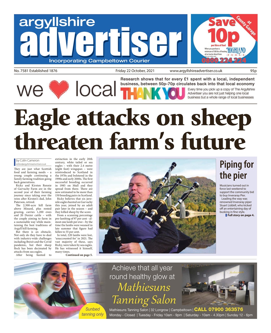 Argyllshire Advertiser Preview Pages