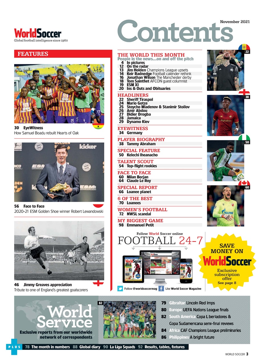 World Soccer Preview Pages