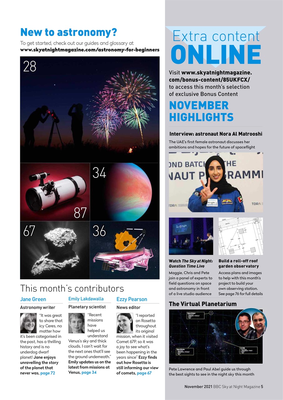 BBC Sky at Night Magazine Preview Pages