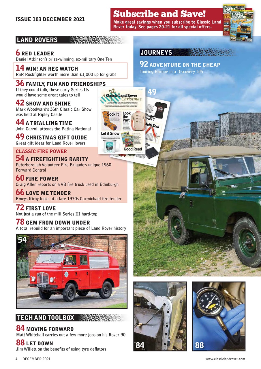 Classic Land Rover Magazine Preview Pages