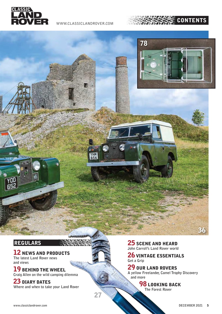 Classic Land Rover Magazine Preview Pages