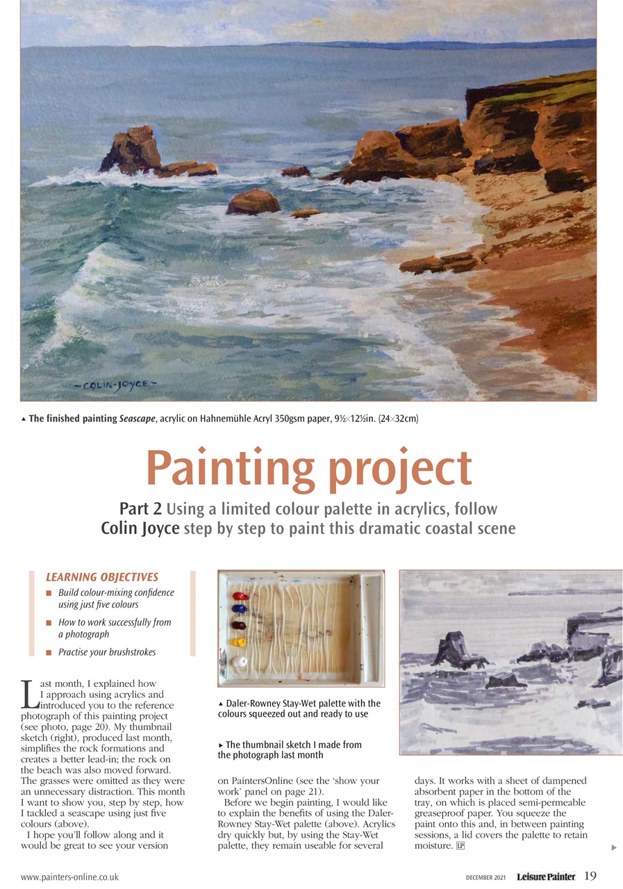 Leisure Painter & The Artist Preview Pages