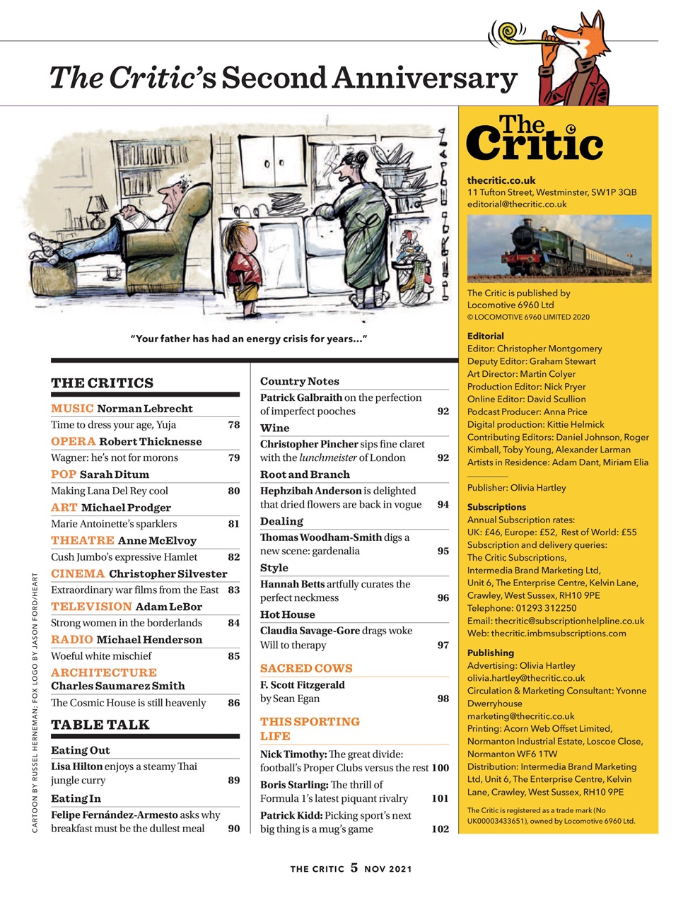 The Critic Preview Pages