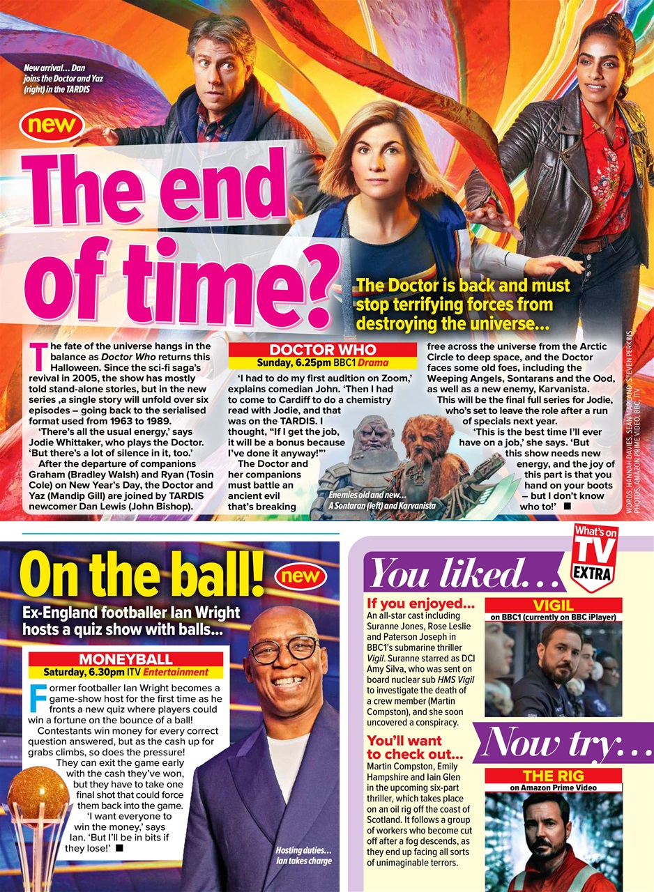 What's on TV Preview Pages