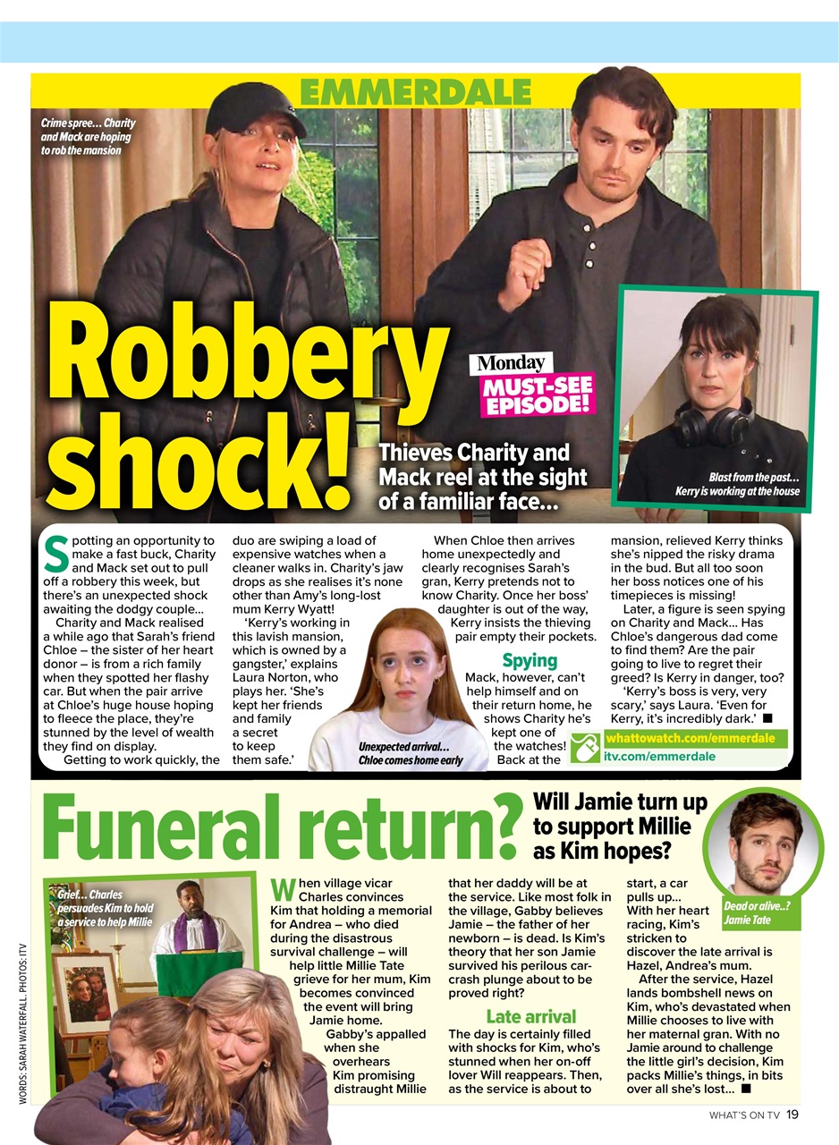 What's on TV Preview Pages