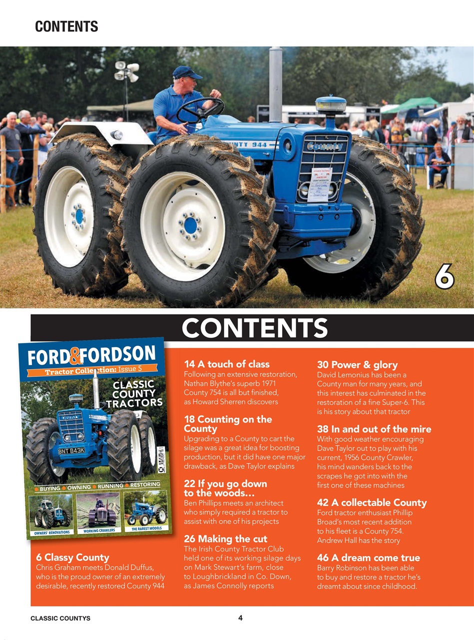 Ford & Fordson Tractor Collection Preview Pages