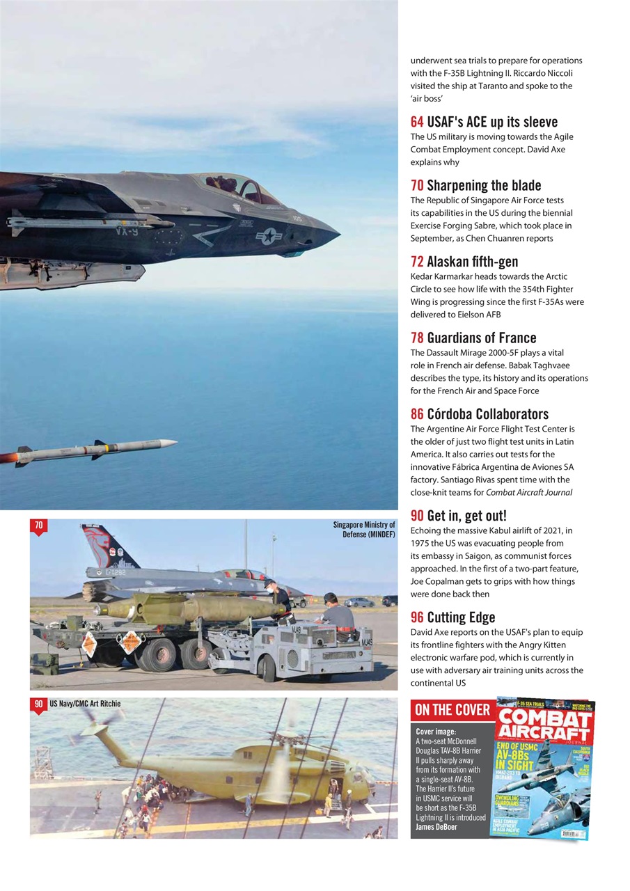 Combat Aircraft Journal Preview Pages