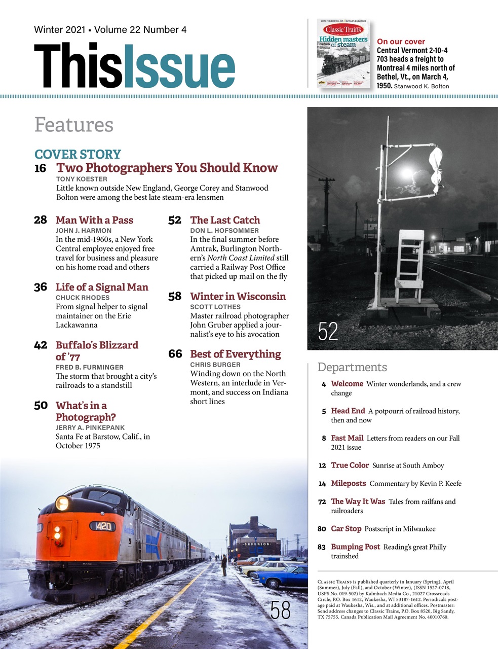 Classic Trains Preview Pages