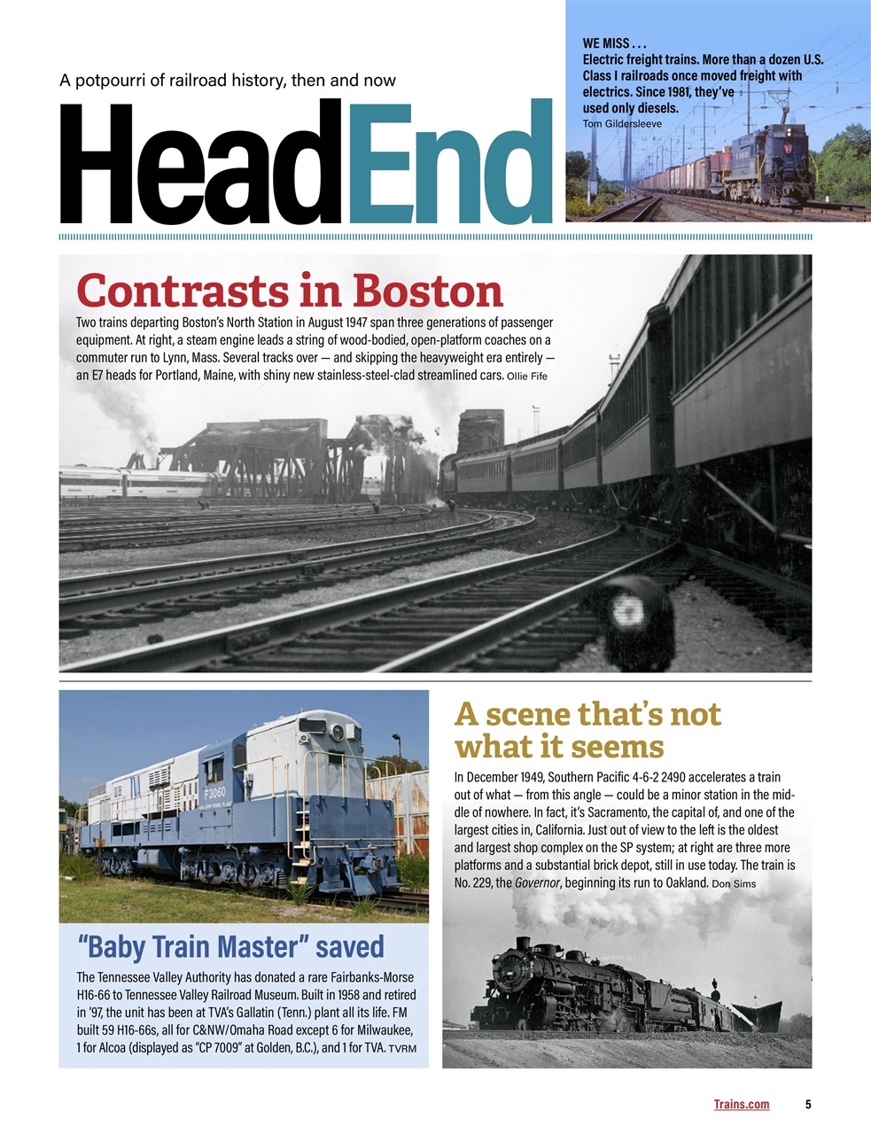 Classic Trains Preview Pages