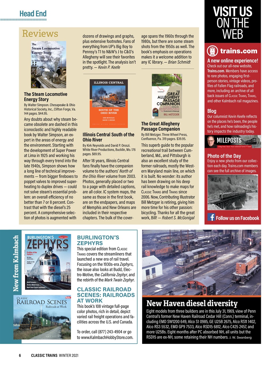 Classic Trains Preview Pages