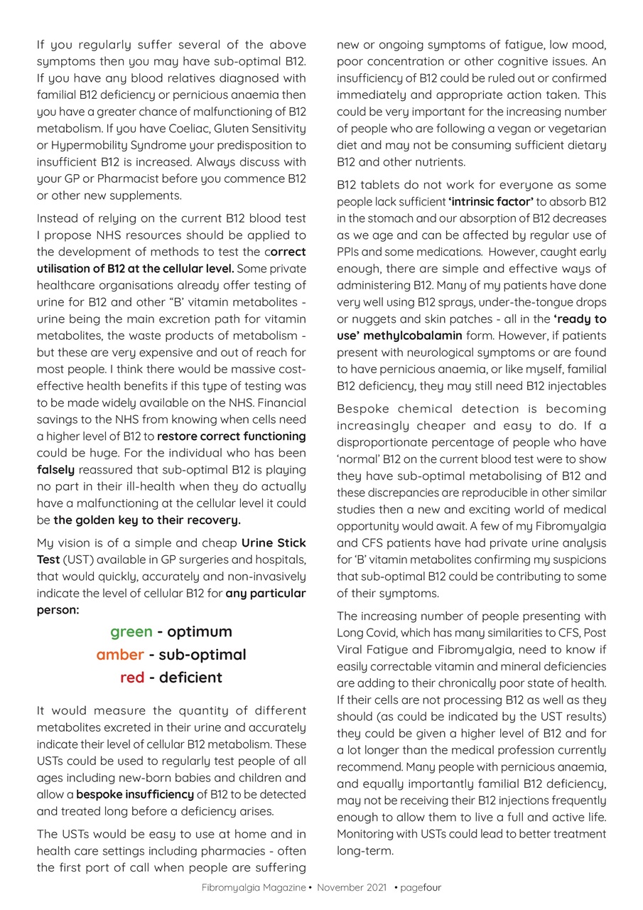 Fibromyalgia Magazine Preview Pages