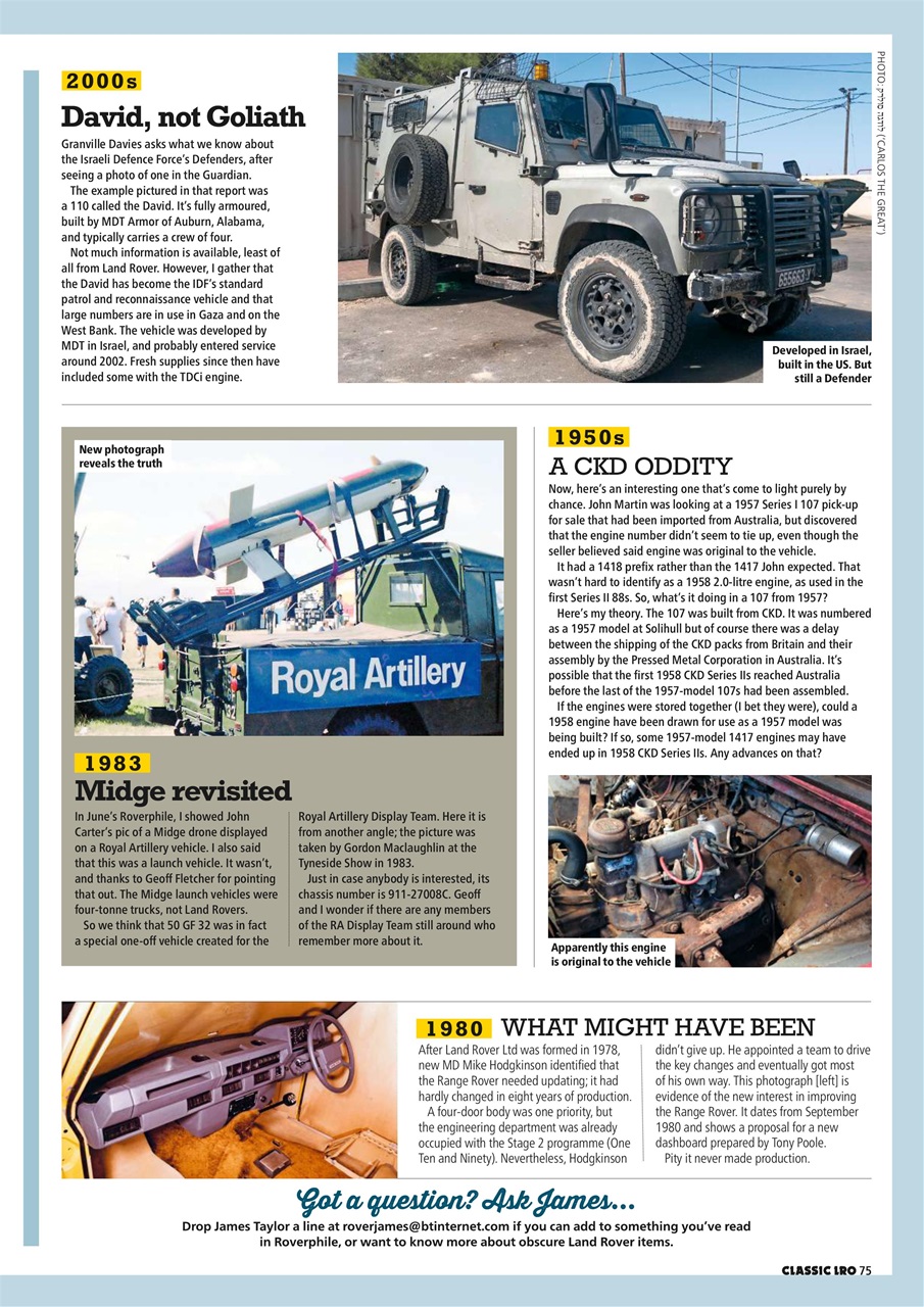 Land Rover Owner Preview Pages