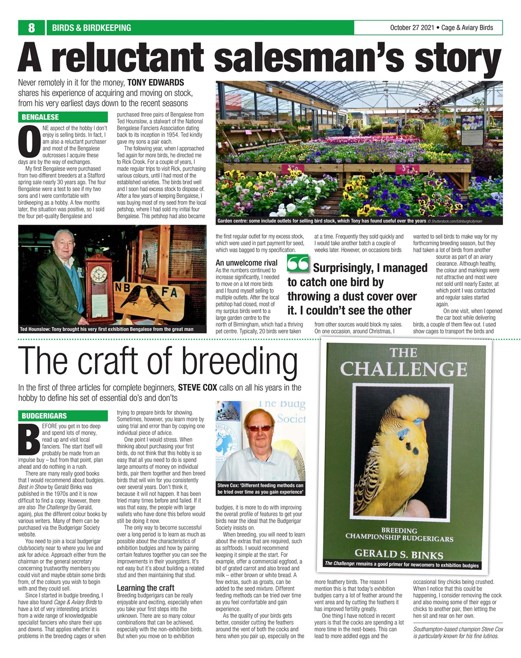Cage & Aviary Birds Preview Pages