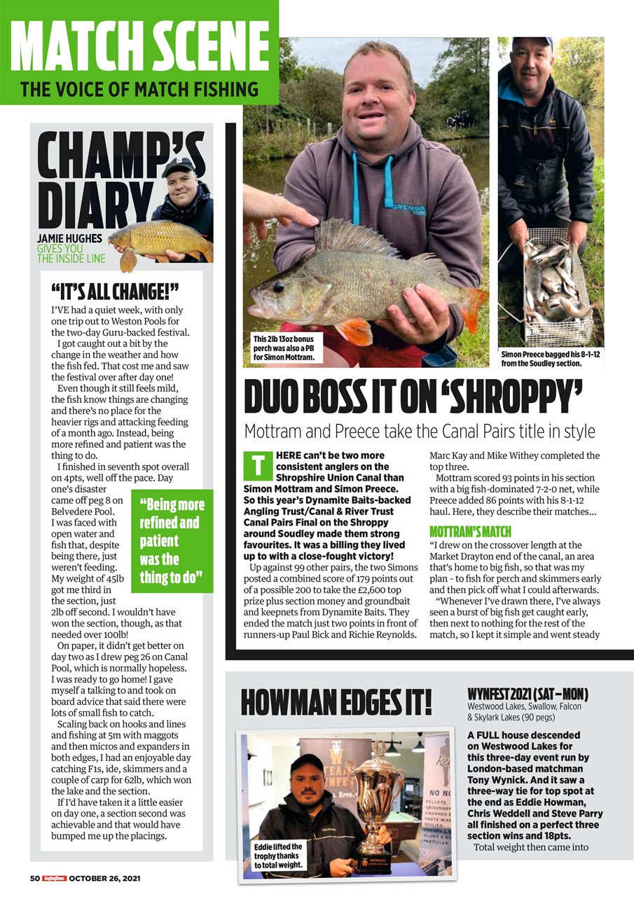 Angling Times Preview Pages