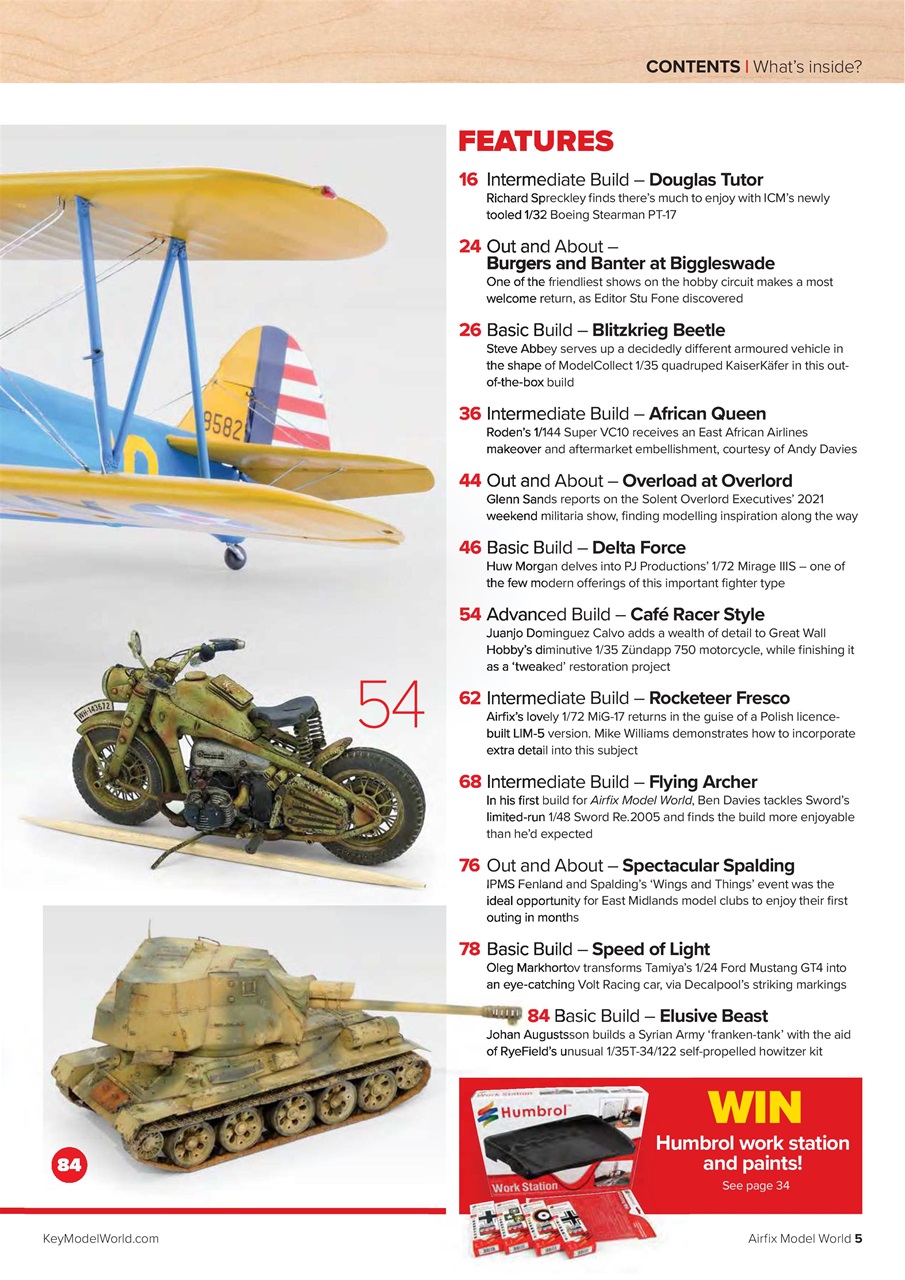 Airfix Model World Preview Pages