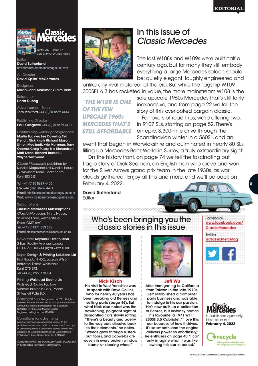 Mercedes Enthusiast Preview Pages