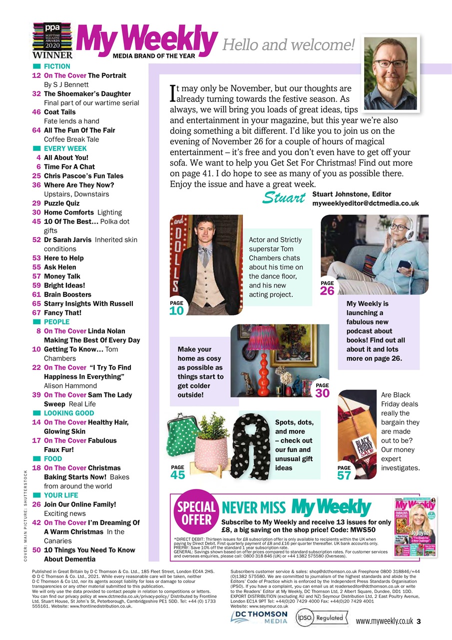 My Weekly Preview Pages