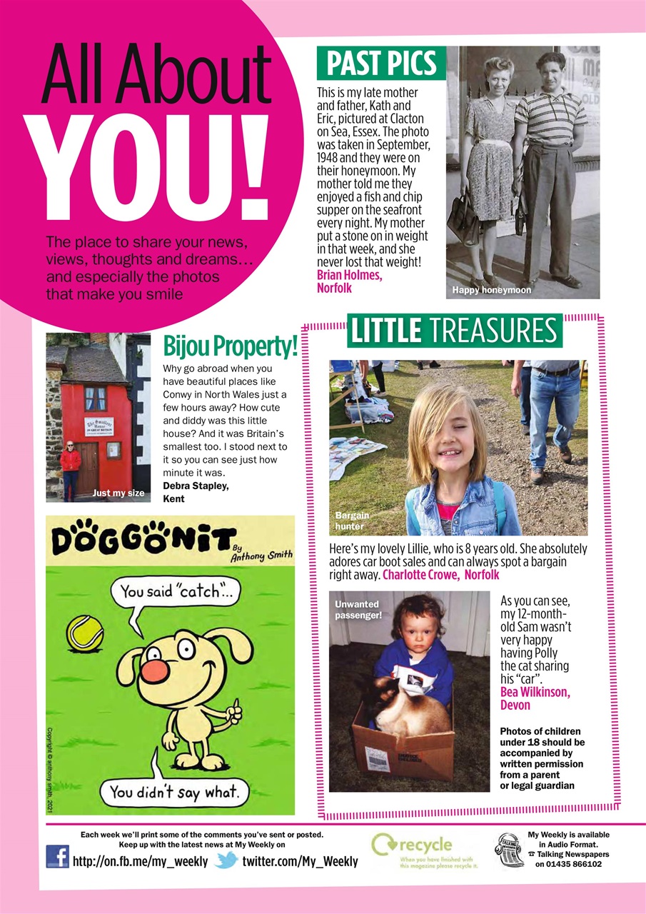 My Weekly Preview Pages