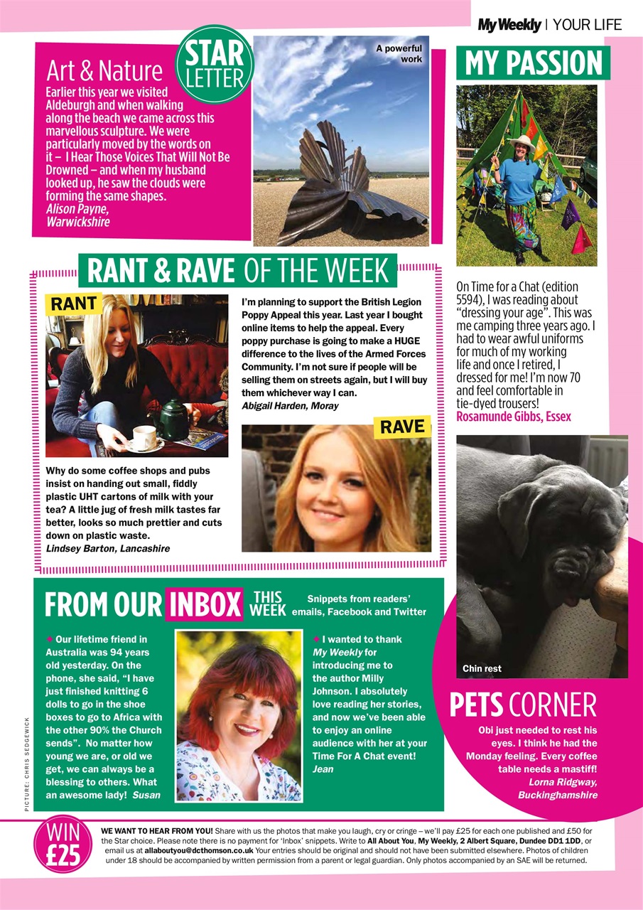 My Weekly Preview Pages