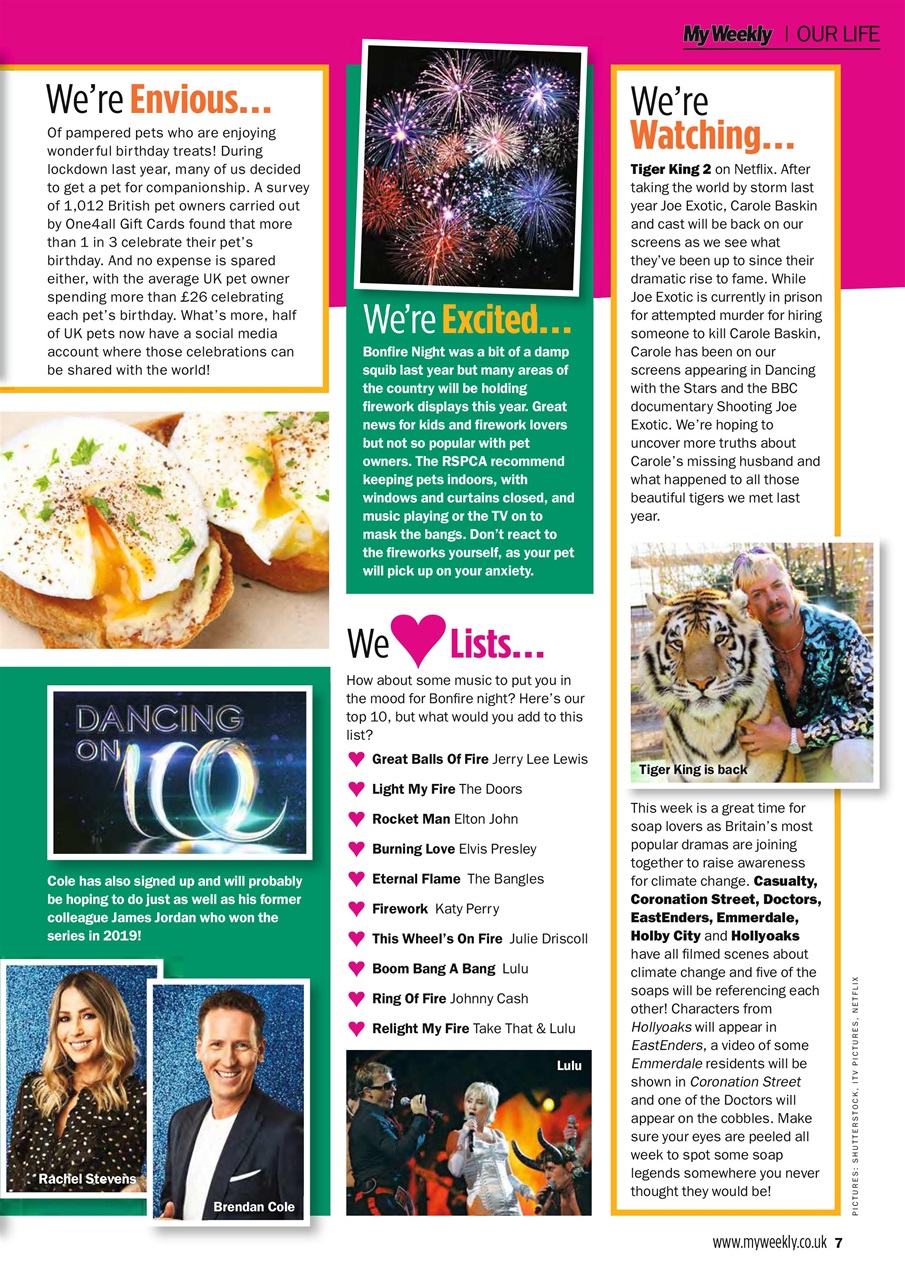 My Weekly Preview Pages