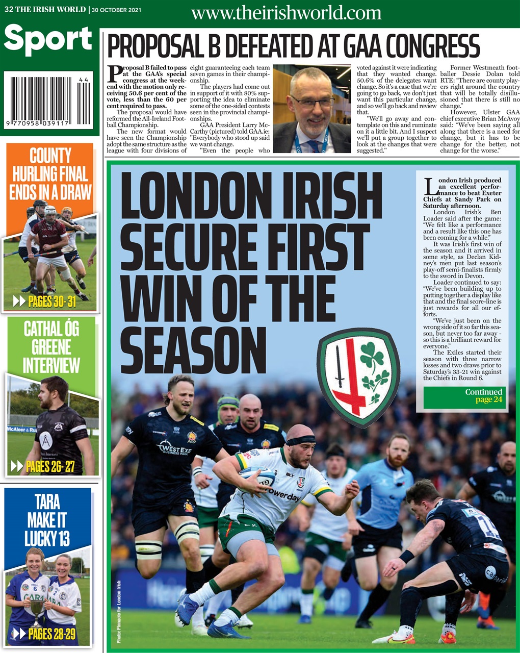Irish World Preview Pages
