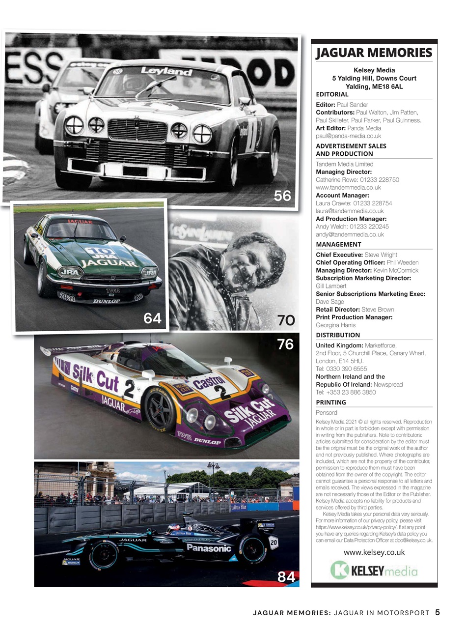Jaguar Memories Preview Pages