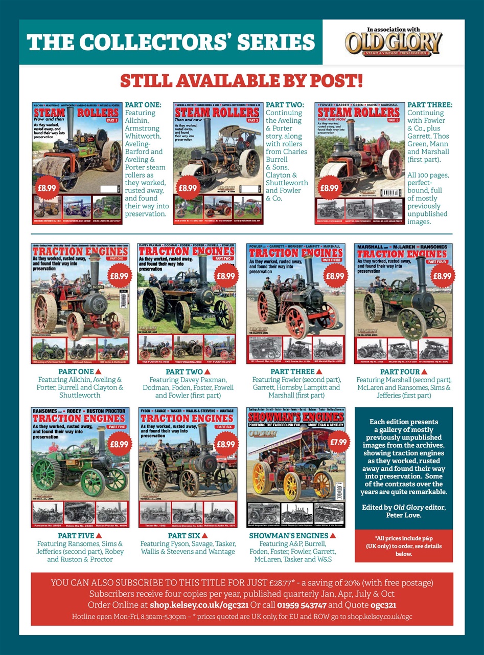 Old Glory Collectors Series Preview Pages