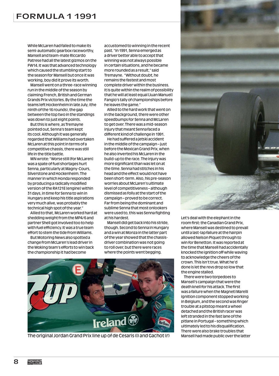 Motorsport Moments Preview Pages