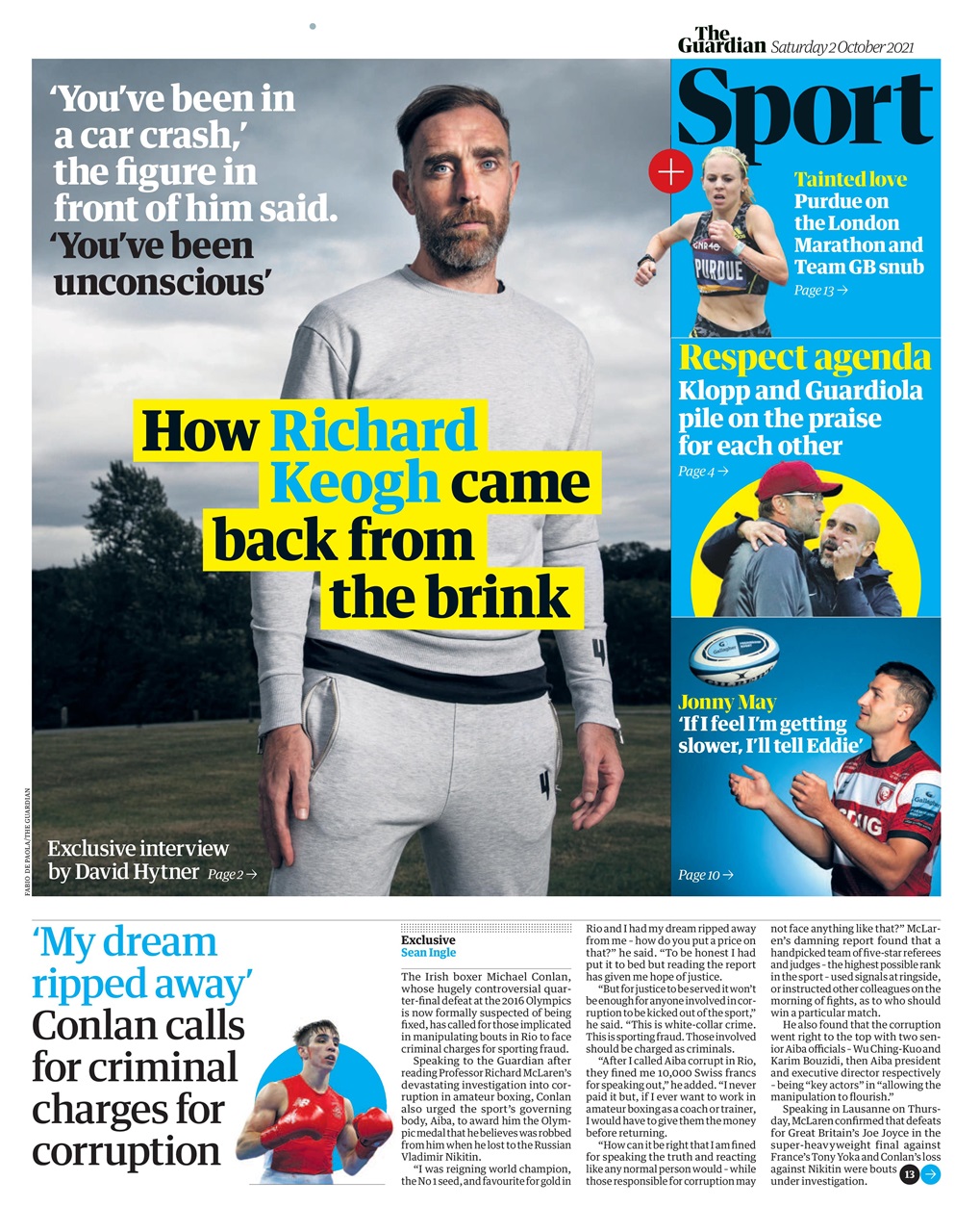 The Guardian Newspaper Preview Pages