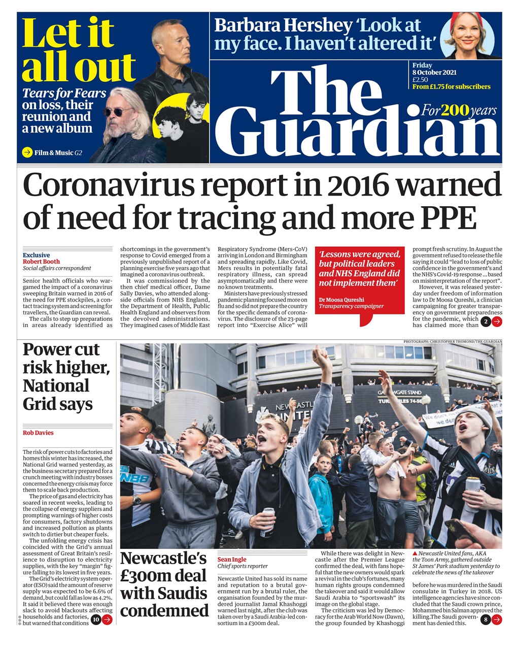 The Guardian Newspaper Preview Pages