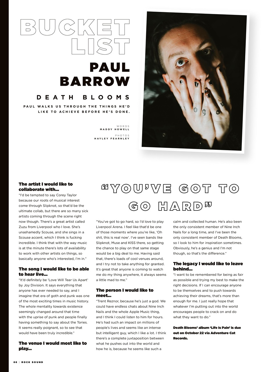 Rock Sound Magazine Preview Pages
