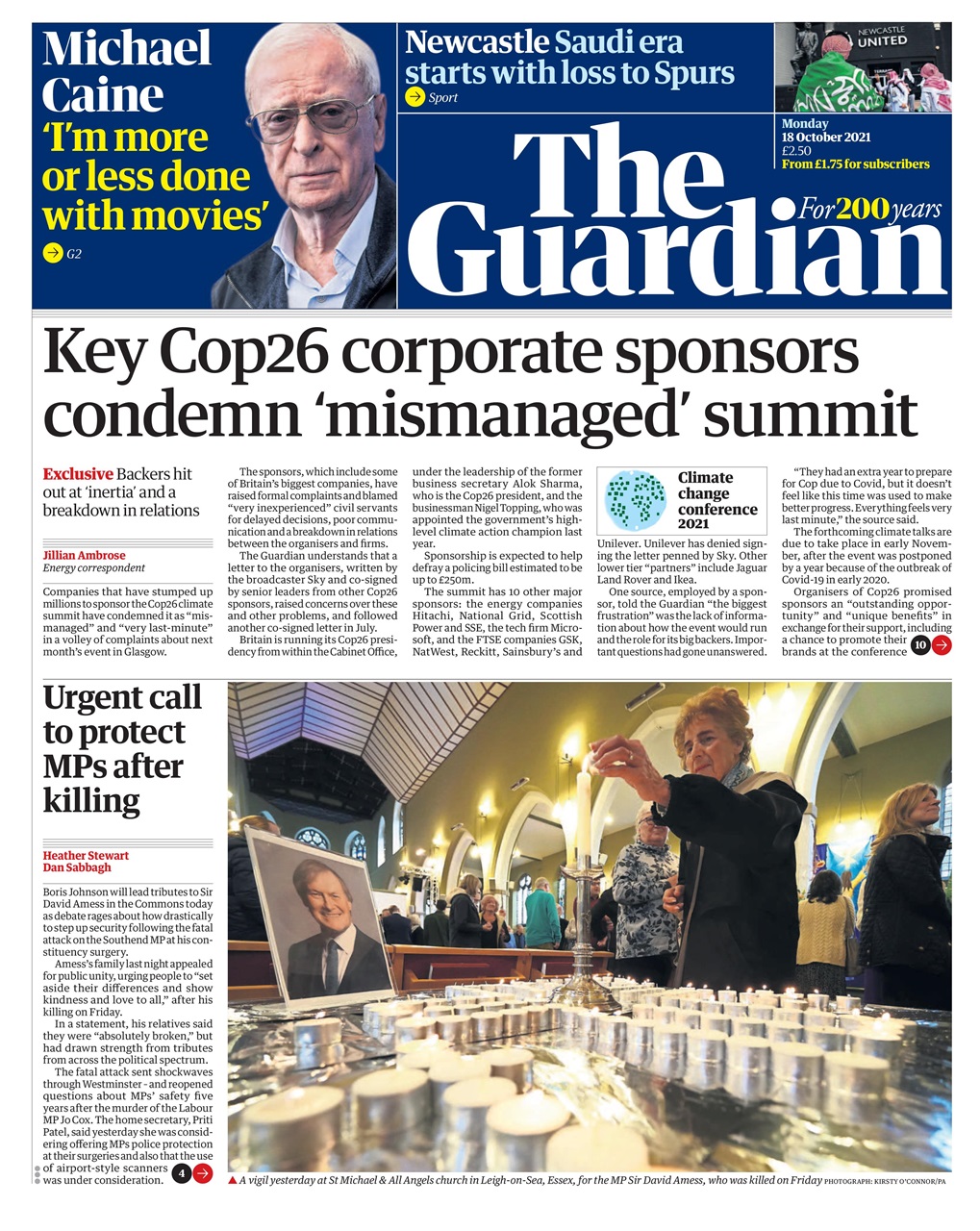 The Guardian Newspaper Preview Pages