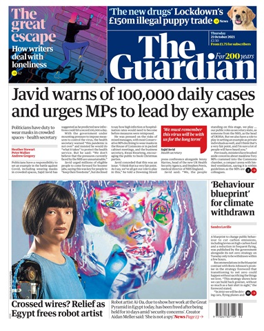 The Guardian Newspaper issue Thursday, October 21, 2021