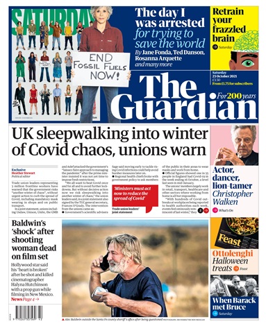 The Guardian Newspaper issue 23 October 2021
