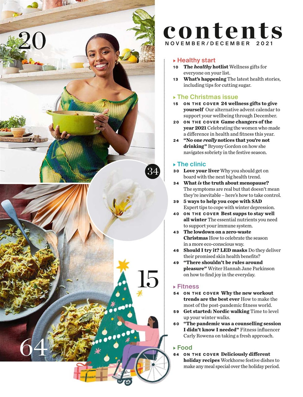 Healthy Magazine Preview Pages