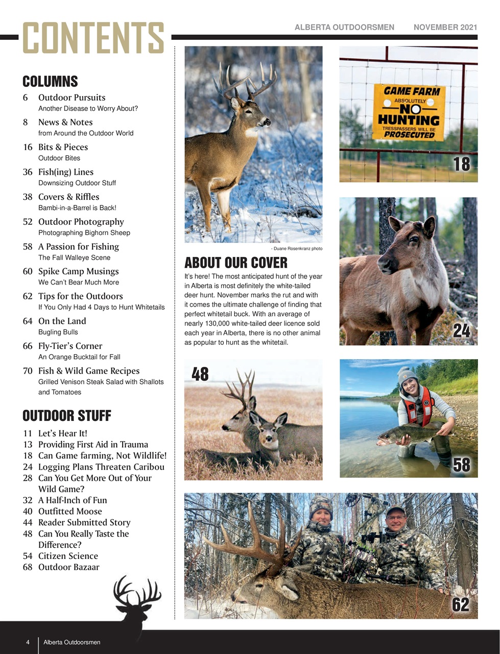 Alberta Outdoors Preview Pages