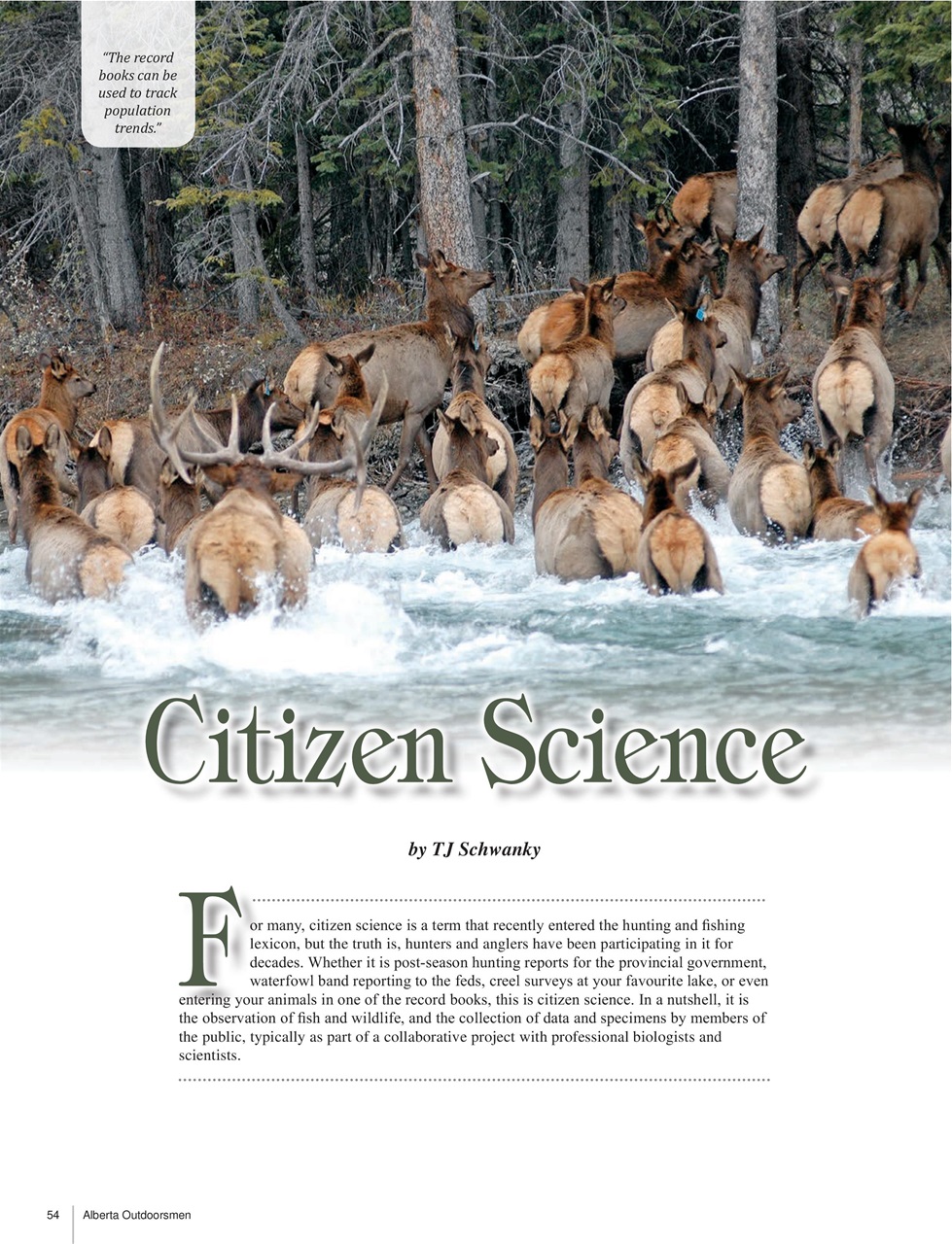 Alberta Outdoors Preview Pages