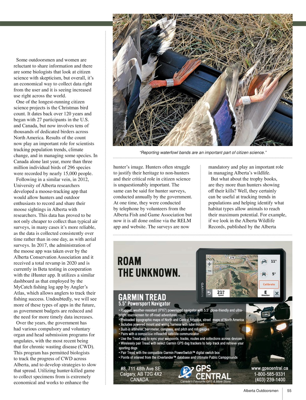 Alberta Outdoors Preview Pages