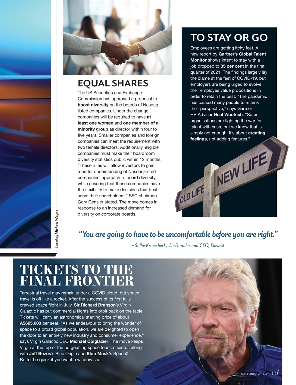 The CEO Magazine EMEA Preview Pages