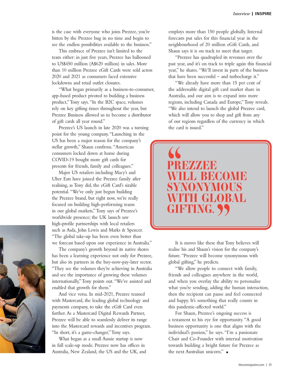 The CEO Magazine EMEA Preview Pages