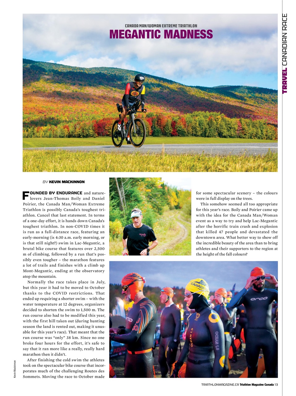Triathlon Magazine Canada Preview Pages
