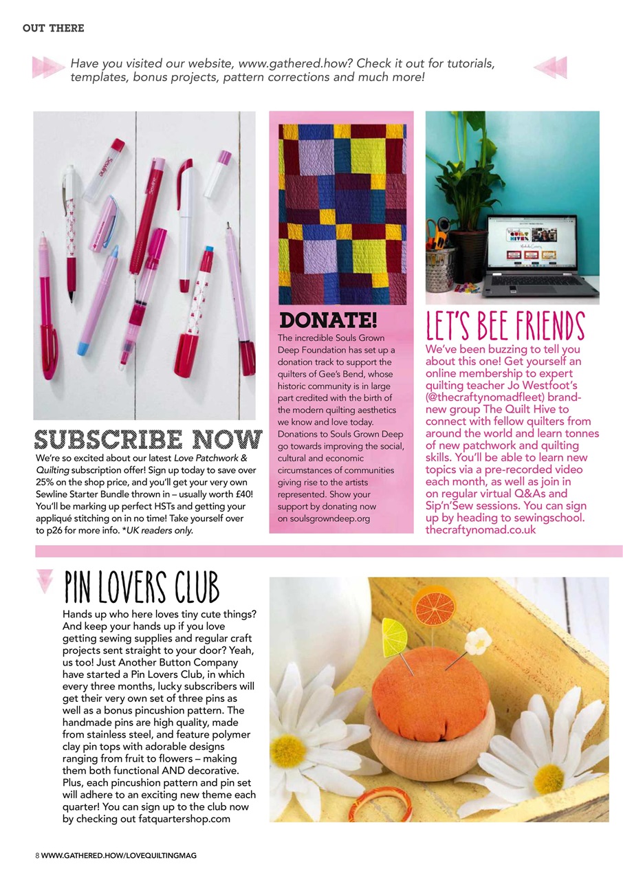 Love Patchwork & Quilting Preview Pages